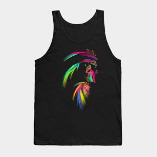 Line Drawings - Indian Chief Tank Top